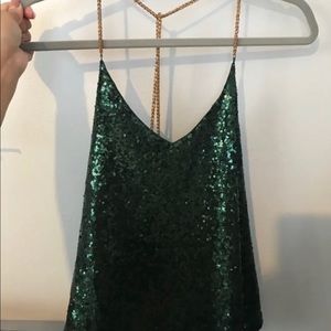 Sequin top